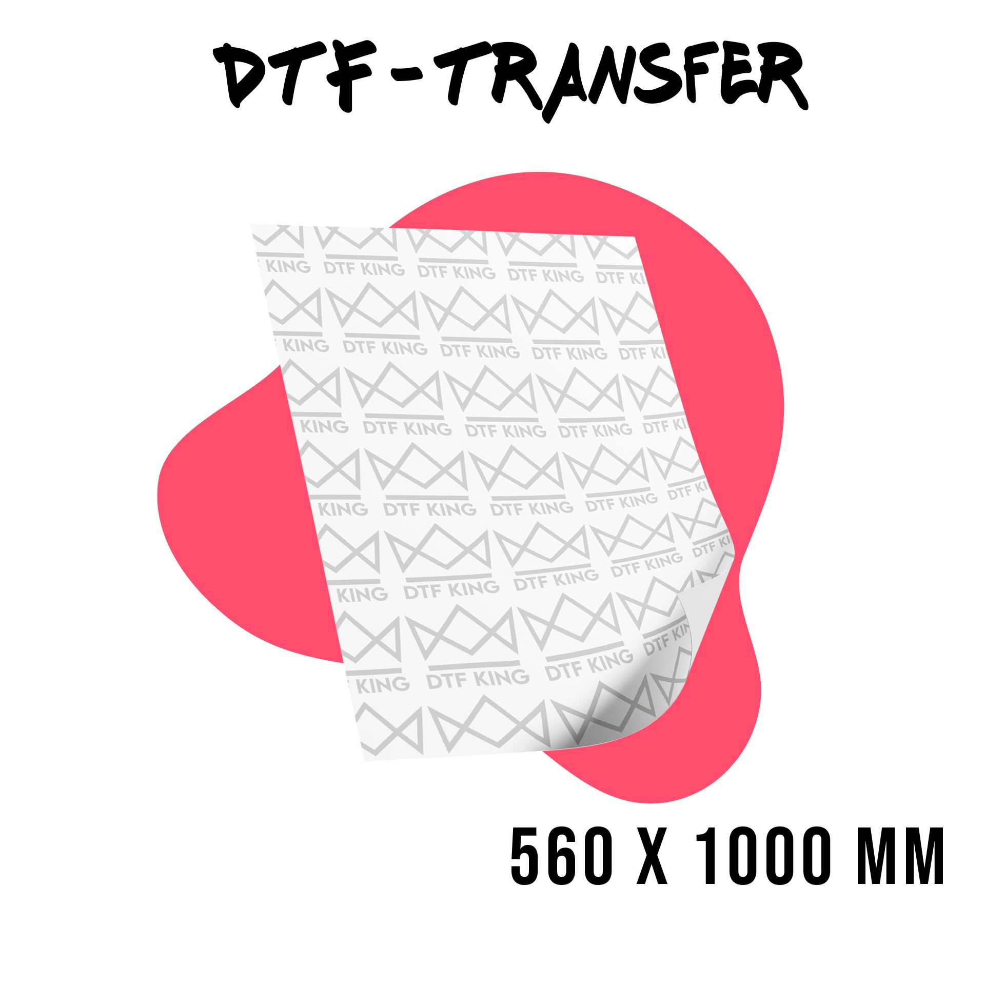DTF-Transfer - METERWARE 560 x 1000 mm